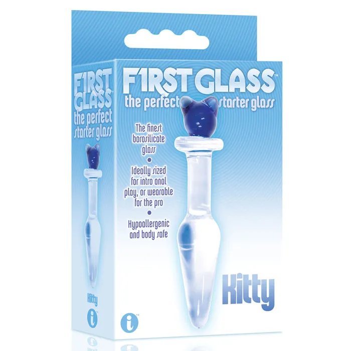Anal Icon Brand The 9s Frist Glass Kitty Love Glass Butt Plug