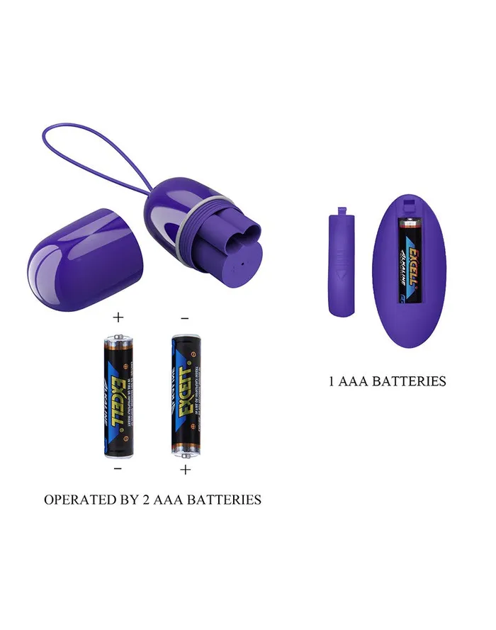 Pretty Love - Arvin - Vibrerend Eitje met Afstandsbediening - Paars | Pretty Love Vibrators
