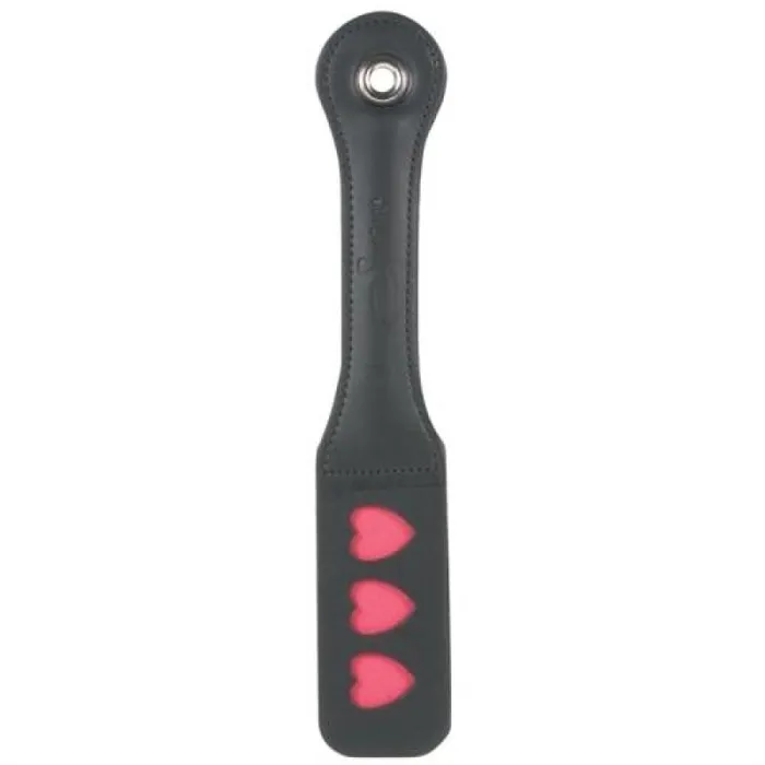 Anal | 12 Inch Leather Impression Paddle - Heart - Sportsheets Anal | 12 Inch Leather Impression Paddle - Heart - Sportsheets