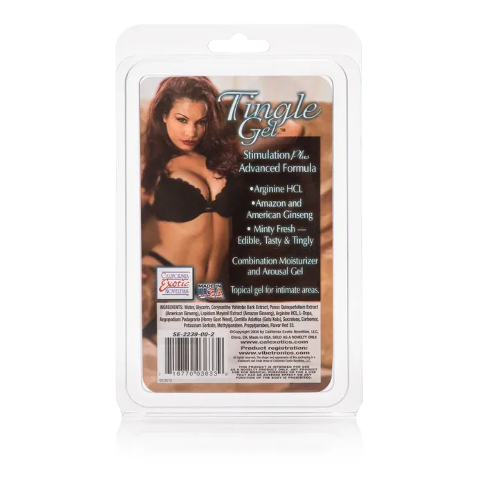 CalExotics Enhancers | Tingle Gel - 2.4 Fl. Oz. - Clamshell CalExotics Enhancers | Tingle Gel - 2.4 Fl. Oz. - Clamshell