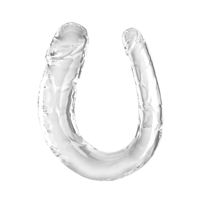 Medium Double Trouble - Clear | Pipedream Dildos Medium Double Trouble - Clear | Pipedream Dildos