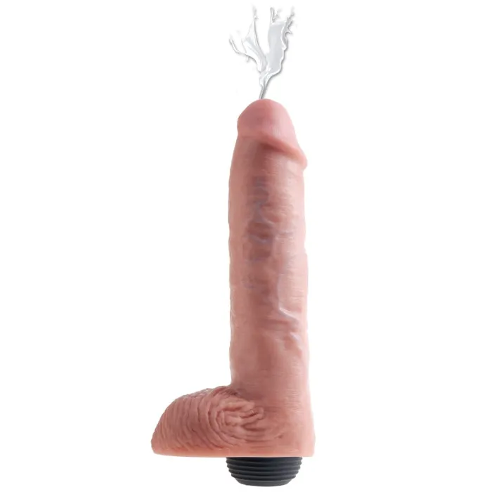 Pipedream Dildos | King Cock 11 Inch Squirting Cock With Balls - Flesh Pipedream Dildos | King Cock 11 Inch Squirting Cock With Balls - Flesh