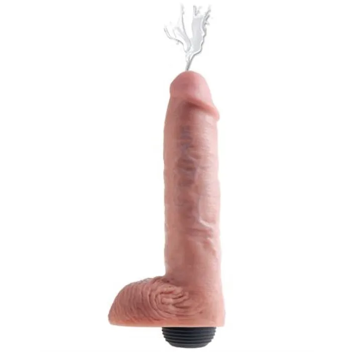 Pipedream Dildos | King Cock 11 Inch Squirting Cock With Balls - Flesh Pipedream Dildos | King Cock 11 Inch Squirting Cock With Balls - Flesh