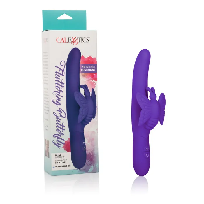 Vibrators | CalExotics Fluttering Butterfly - Purple