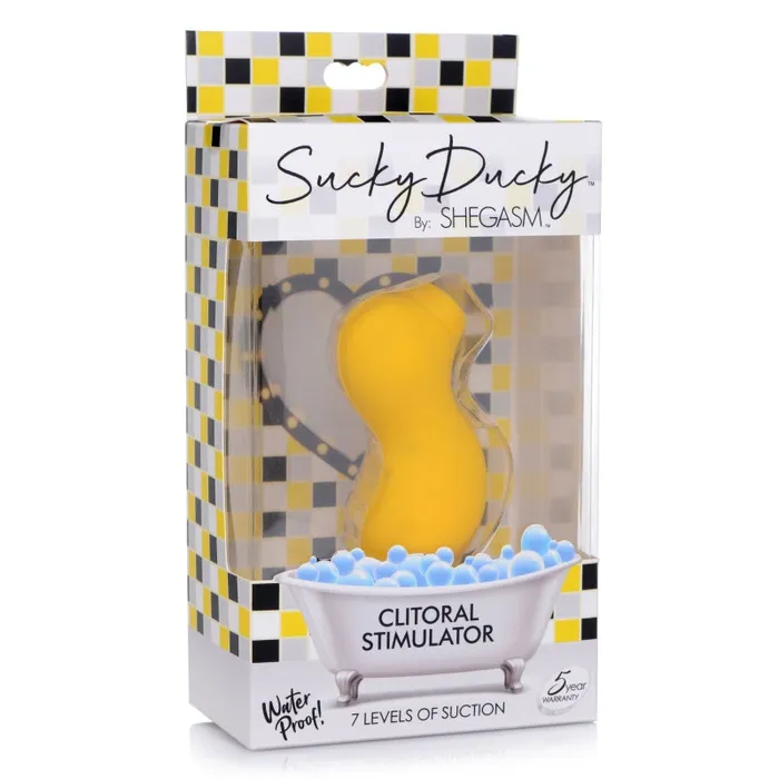 Xr Brands Inmi Sucky Ducky Silicone Clitoral Stimulator - Yellow | Female Sex Toys Xr Brands Inmi Sucky Ducky Silicone Clitoral Stimulator - Yellow | Female Sex Toys
