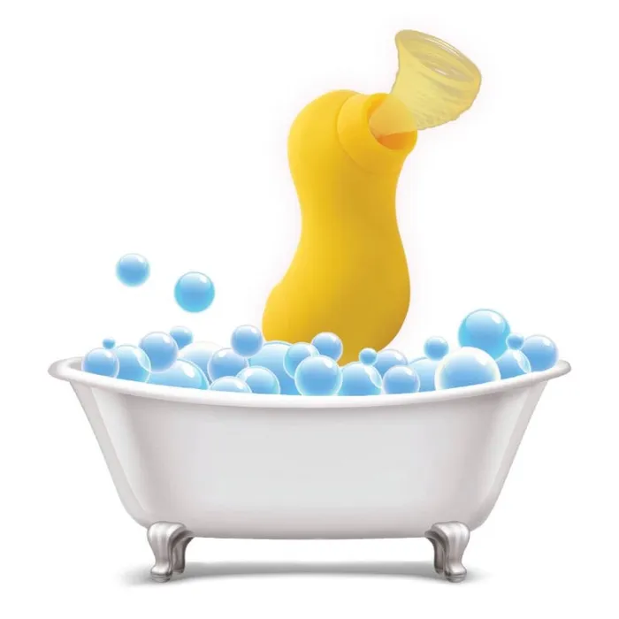 Xr Brands Inmi Sucky Ducky Silicone Clitoral Stimulator - Yellow | Female Sex Toys Xr Brands Inmi Sucky Ducky Silicone Clitoral Stimulator - Yellow | Female Sex Toys