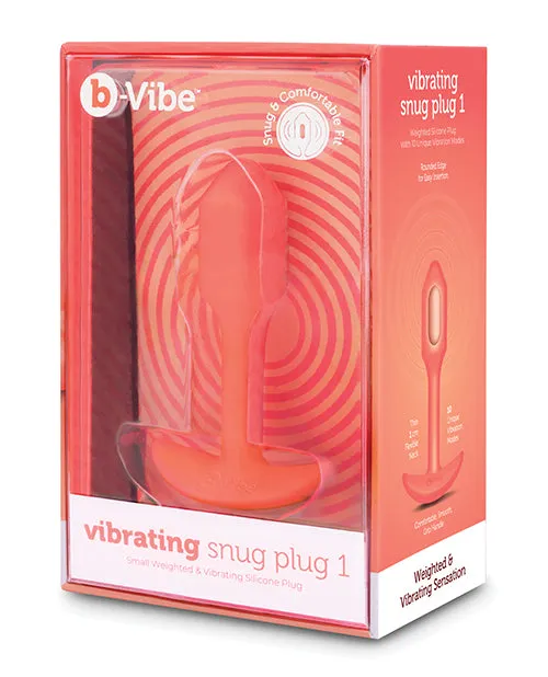 Bvibe Vibrating Snug Plug Cotr INC Anal