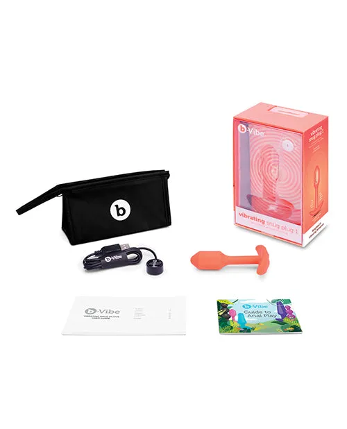 Bvibe Vibrating Snug Plug Cotr INC Anal