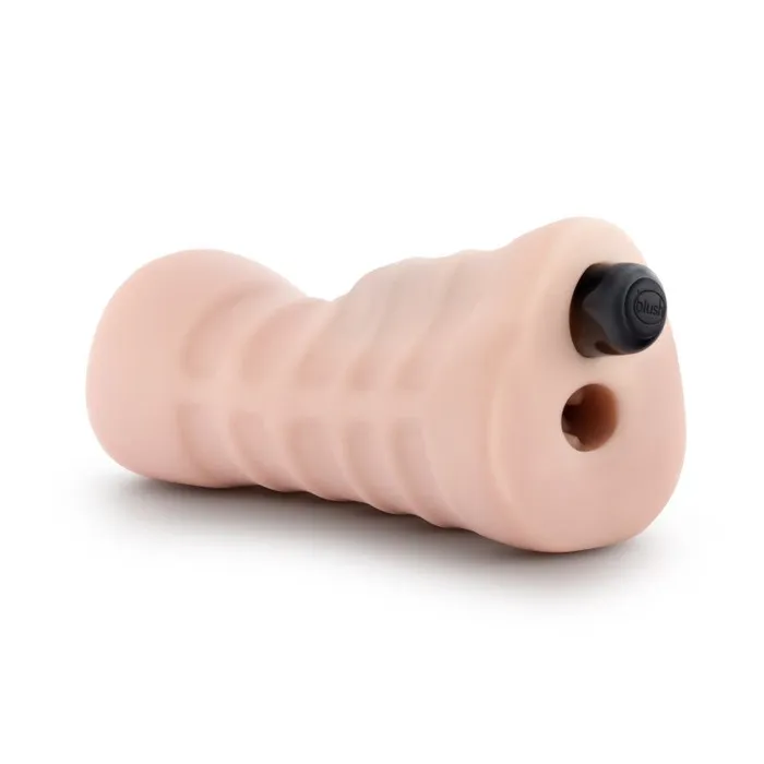 Blush Novelties Male Sex Toys M For Men 3Pack SelfLubricating Flesh Vibrating Strokers Blush Novelties Male Sex Toys M For Men 3Pack SelfLubricating Flesh Vibrating Strokers