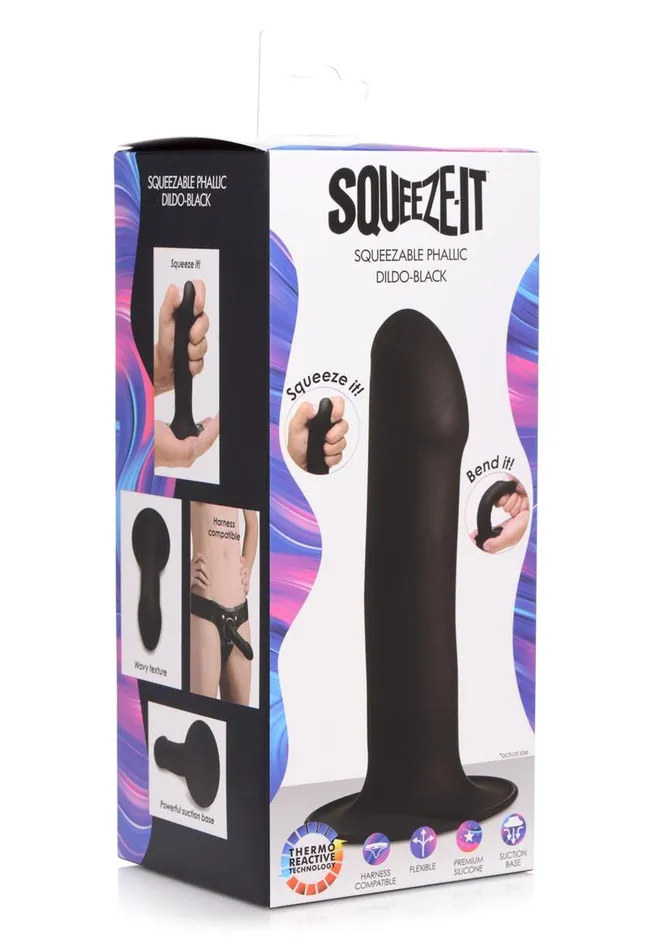 Dildos SQUEEZEIT SqueezeIt Squeezable Phallic 675in Dildo