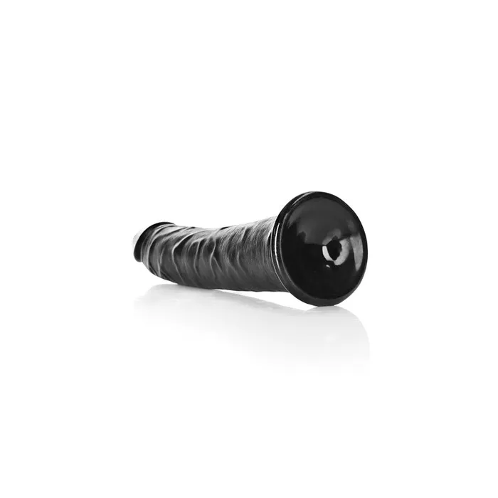 Female Sex Toys REALROCK Realistic Slim Dildo with Suction Cup 18cm Black 18 cm 7 Dong Shots Toys Female Sex Toys REALROCK Realistic Slim Dildo with Suction Cup 18cm Black 18 cm 7 Dong Shots Toys