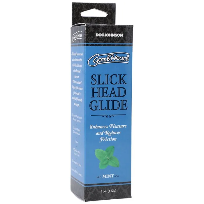 Lubricants Doc Johnson GoodHead Slick Head Glide Mint Mint Flavoured Lubricant 120 ml Tube