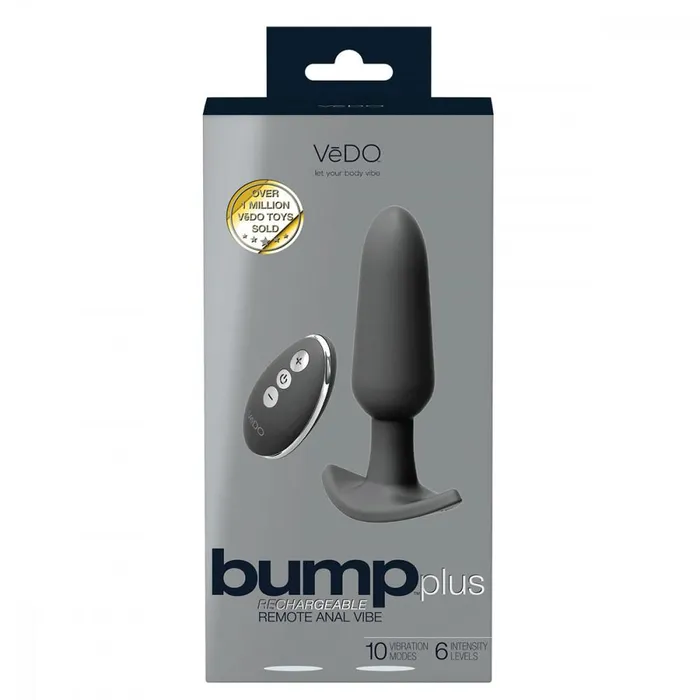 Male Sex Toys Vedo VeDO Bump Plus Vibrating Butt Plug with Remote Control