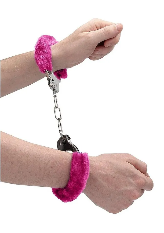 Ouch Pleasure Handcuffs Furry Ouch Female Sex Toys