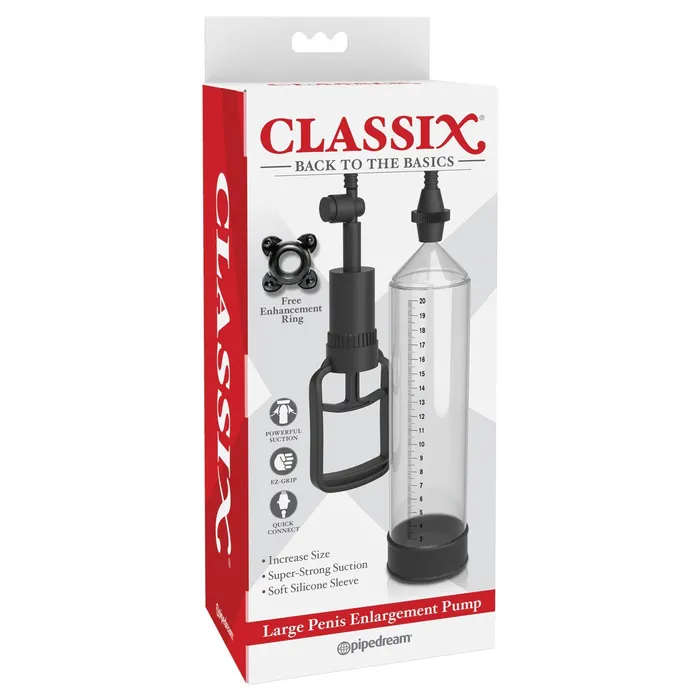 Pipedream Male Sex Toys Classix Large Penis Enlargement Pump