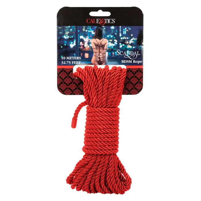 Vibrators California Exotic Scandal BDSM Rope 3275ft 10m Red