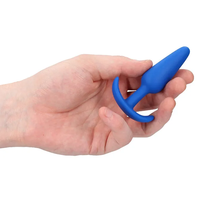 Anal Shots Toys Beginners Size Slim Butt Plug Blue Anal Shots Toys Beginners Size Slim Butt Plug Blue