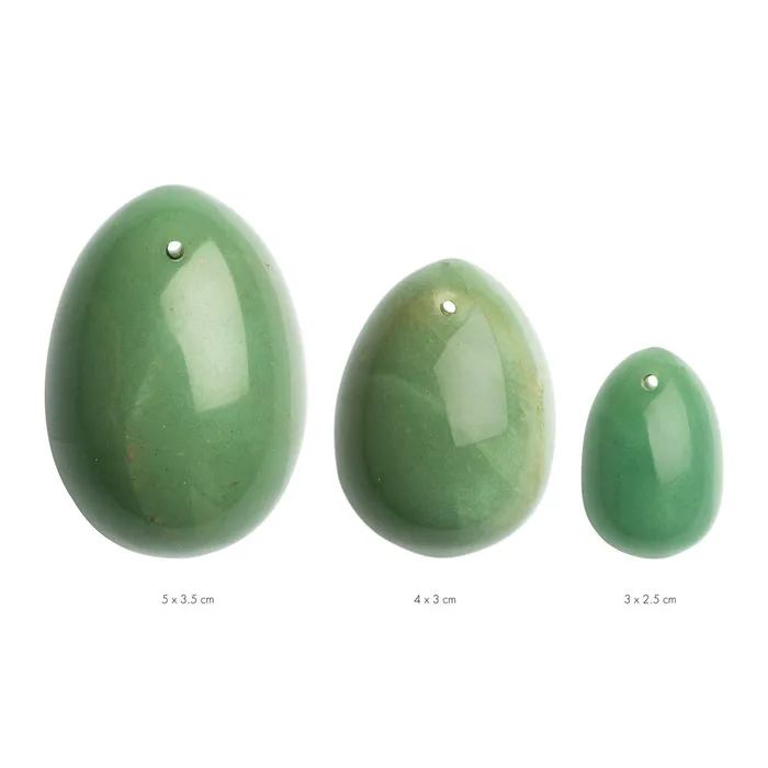 La Gemmes Yoni Egg Set Jade 3 Pieces Various brands Female Sex Toys