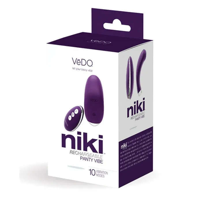 Niki Mini Panty Vibe with Control Purple WIL Female Sex Toys