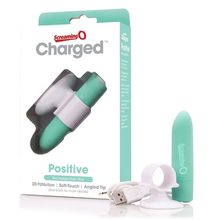 Screaming O Female Sex Toys Screaming O Charged Positive Rechargeable Mini Vibrator Screaming O Female Sex Toys Screaming O Charged Positive Rechargeable Mini Vibrator