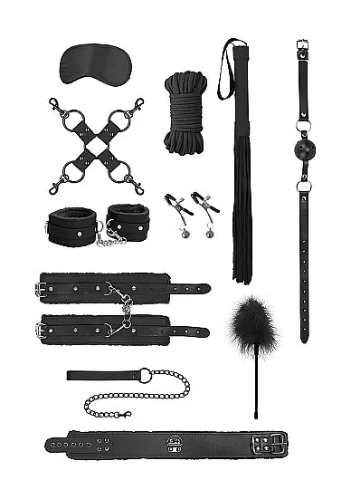 SHOTS AMERICA Anal Intermediate Bondage Kit Black