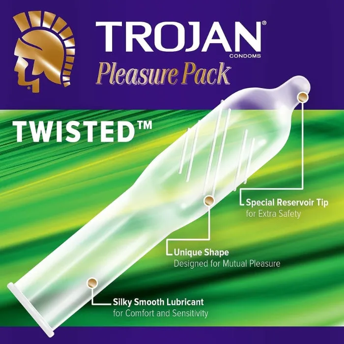 WIL Trojan Pleasure Pack of 3 Condoms Vibrators