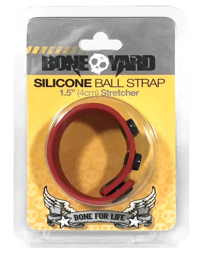 Boneyard Silicone Ball Strap 4cm Stretcher Red Rascal Boneyard Anal Boneyard Silicone Ball Strap 4cm Stretcher Red Rascal Boneyard Anal