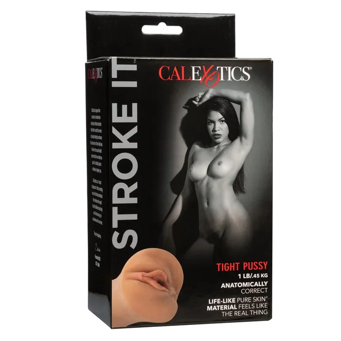 CalExotics Stroke It Tight Pussy Brown Male Sex Toys