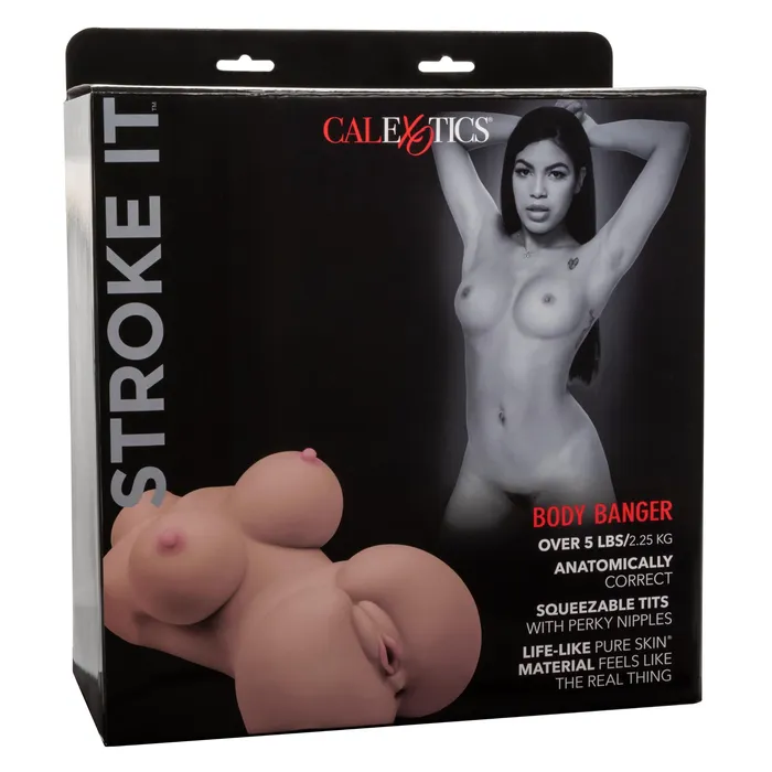Female Sex Toys Stroke It Body Banger Brown CalExotics Female Sex Toys Stroke It Body Banger Brown CalExotics