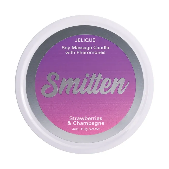 Jelique Products Mood Candle Smitten Strawberry and Champagne 4 Oz Jar Vibrators Jelique Products Mood Candle Smitten Strawberry and Champagne 4 Oz Jar Vibrators