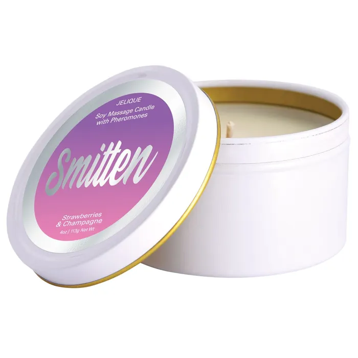 Jelique Products Mood Candle Smitten Strawberry and Champagne 4 Oz Jar Vibrators Jelique Products Mood Candle Smitten Strawberry and Champagne 4 Oz Jar Vibrators