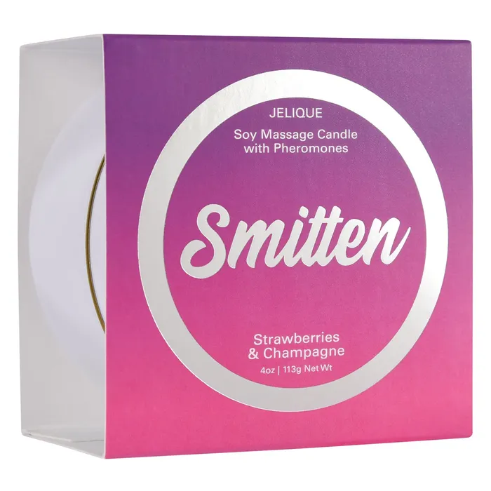 Jelique Products Mood Candle Smitten Strawberry and Champagne 4 Oz Jar Vibrators Jelique Products Mood Candle Smitten Strawberry and Champagne 4 Oz Jar Vibrators