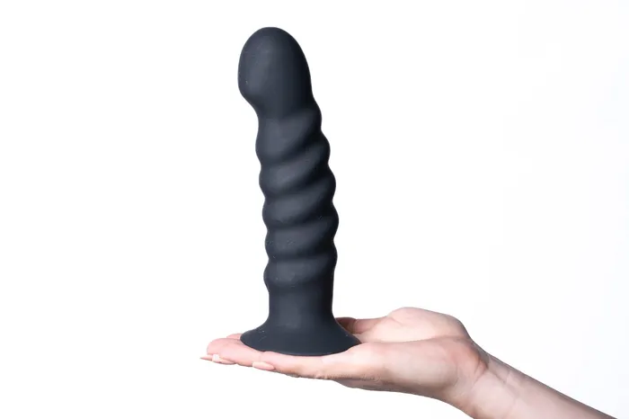 Kendall Silicone Dong Swirled Satin Finish Black Maia Toys Dildos Kendall Silicone Dong Swirled Satin Finish Black Maia Toys Dildos