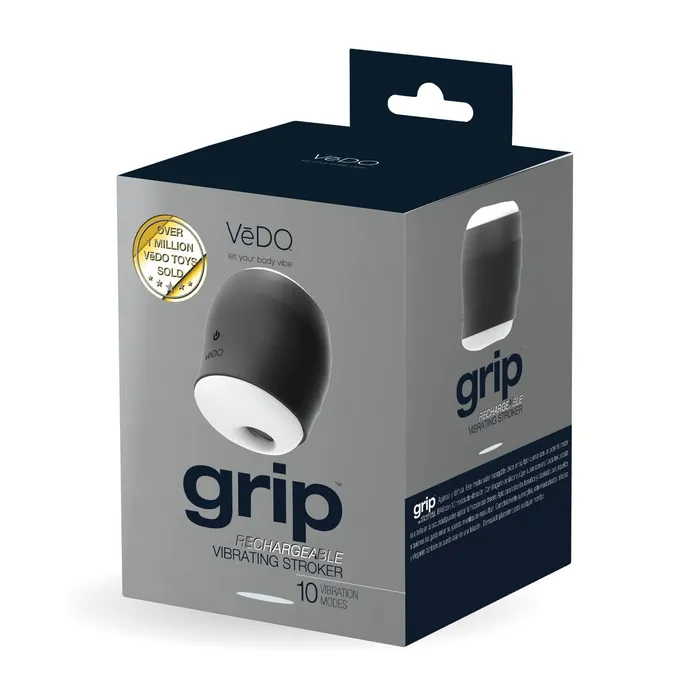 Male Sex Toys VeDO VeDO Grip Rechargeable Vibrating Sleeve