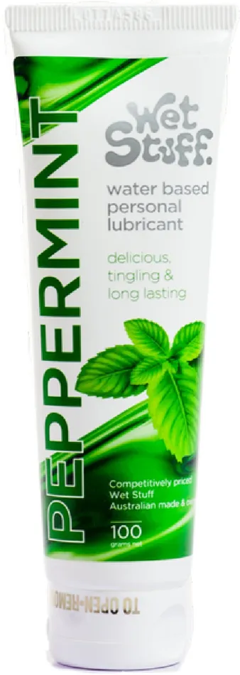 Couples Gel Works Wet Stuff Peppermint Tingle Tube 100g Lube Sex Toy Adult Orgasm Couples Gel Works Wet Stuff Peppermint Tingle Tube 100g Lube Sex Toy Adult Orgasm