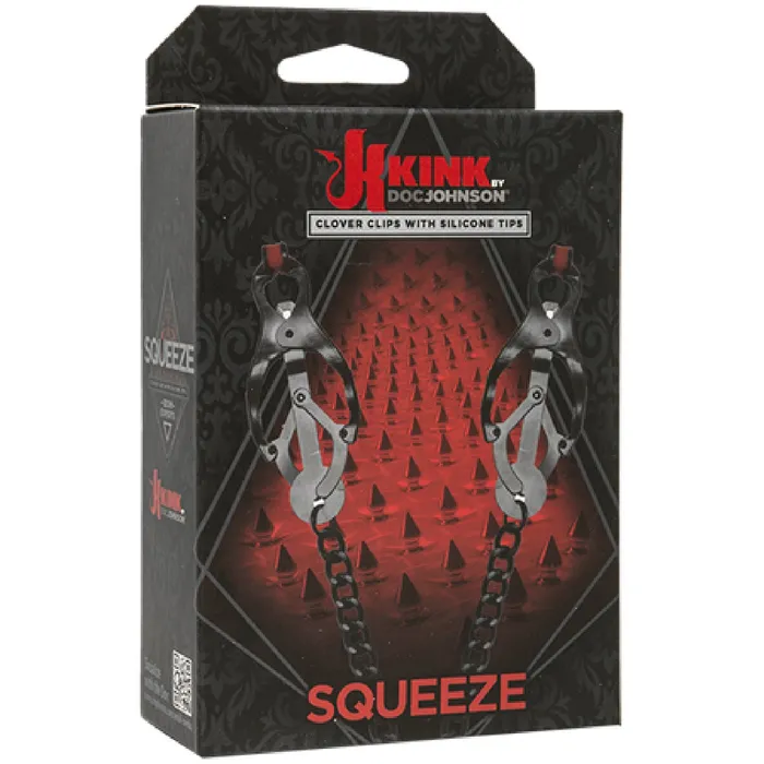 Doc Johnson Female Sex Toys Squeeze Clover Clips With Silicone Tips Sex Adult Pleasure Orgasm Doc Johnson Female Sex Toys Squeeze Clover Clips With Silicone Tips Sex Adult Pleasure Orgasm