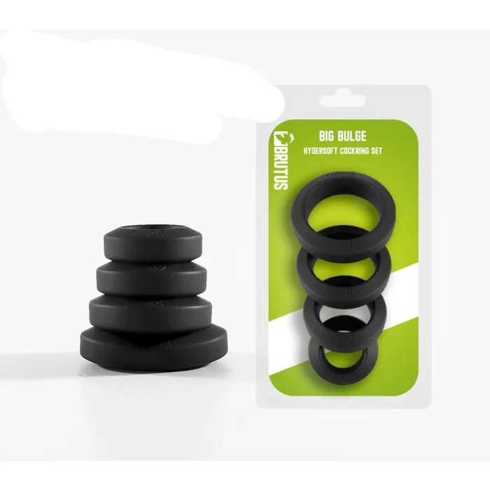 Male Sex Toys Brutus Brutus Big Bulge Silicone Cock Ring 4 Pc Set Male Sex Toys Brutus Brutus Big Bulge Silicone Cock Ring 4 Pc Set