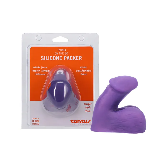 Tantus On the Go Silicone Packer Amethyst Bag Tantus Female Sex Toys Tantus On the Go Silicone Packer Amethyst Bag Tantus Female Sex Toys