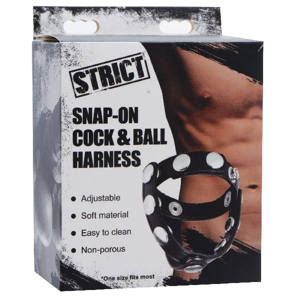 XR Brands SnapOn Cock And Ball Harness Female Sex Toys XR Brands SnapOn Cock And Ball Harness Female Sex Toys