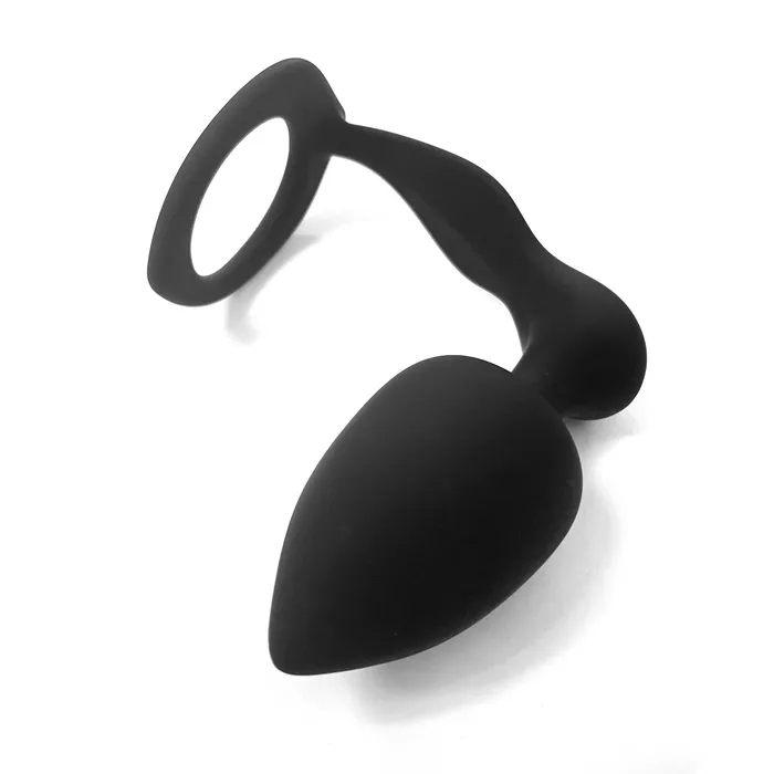 Male Sex Toys BUM FUN Cocked Loaded Caliber CRing with Anal Plug