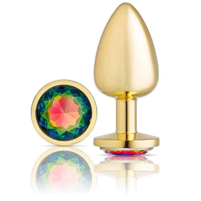 Cloud 9 Novelties Male Sex Toys Could 9 Gems Gold Anal Plug Large