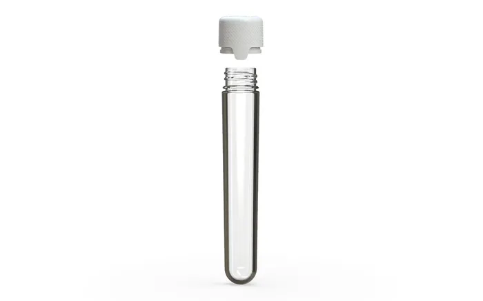 Dildos Chubby Gorilla Chubby Gorilla Aviator CR Pre roll Tube 120mm Clear NaturalWhite Lid