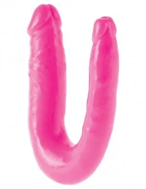 Dildos Dillio Double Trouble Pink Dong Pipedream Products