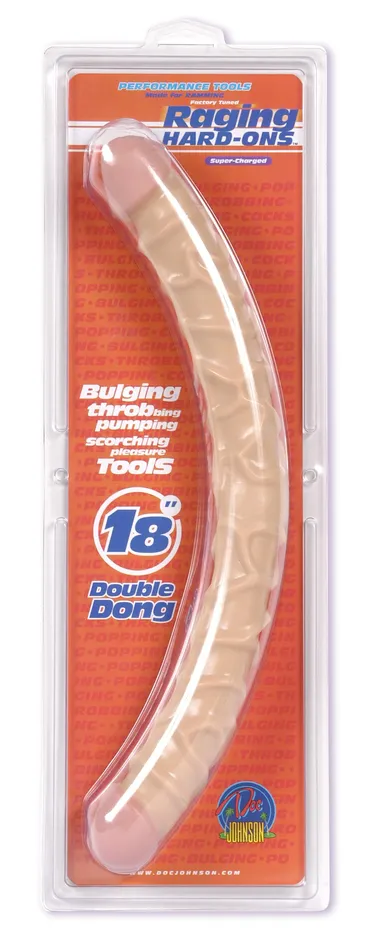 Dildos Doc Johnson Novelties Raging Hard Ons 18in Double Dong