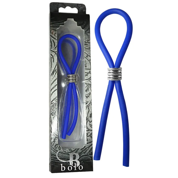 Vibrators Fresh Play CRing Lasso Criss Cross Cap Silicone Blue
